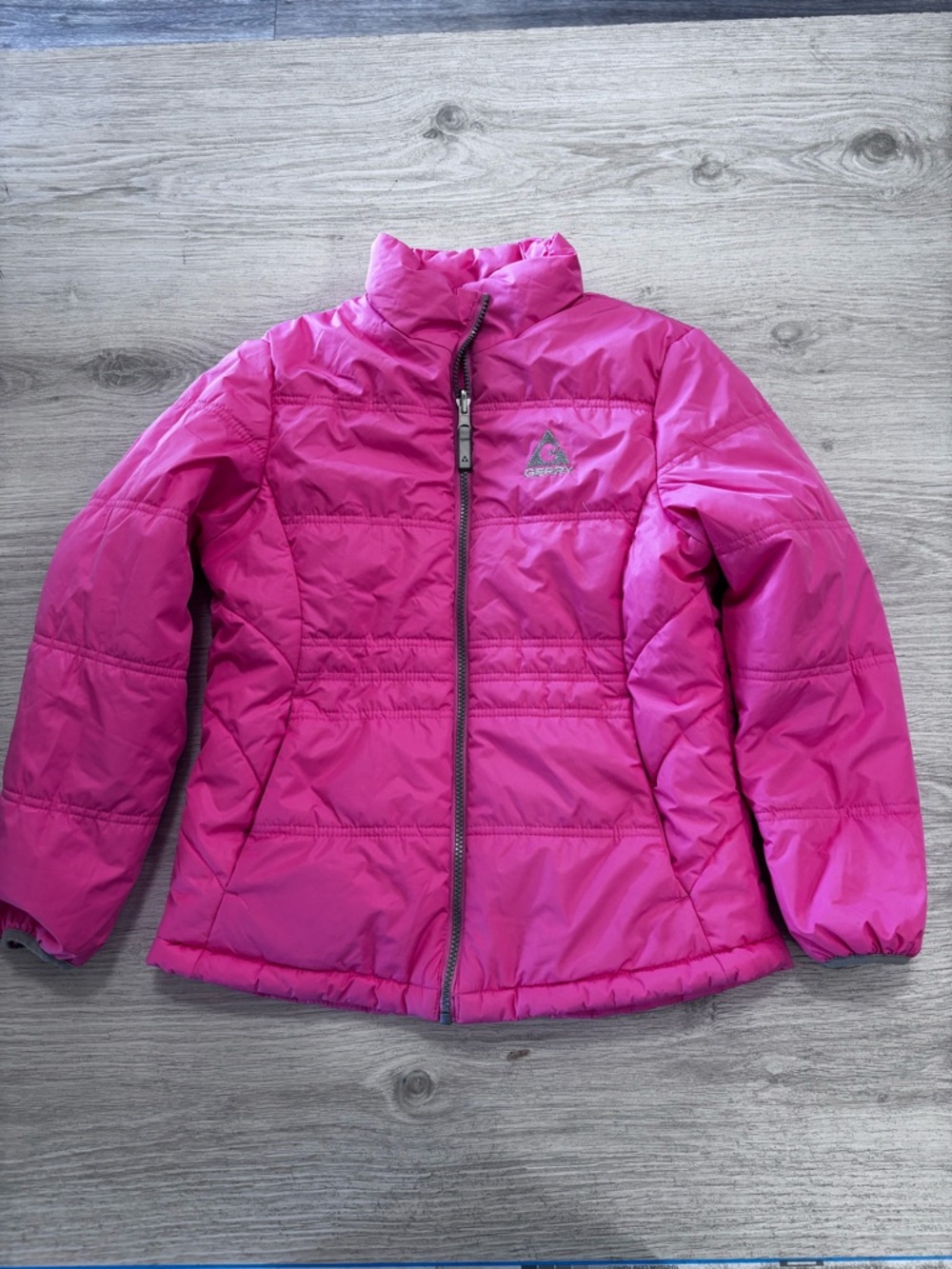Girls'  Pink Puffer Jacket